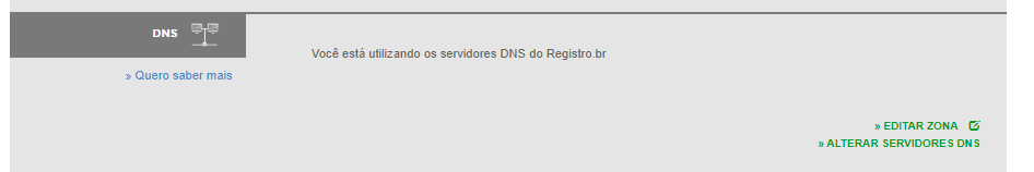 Alterar servidores DNS